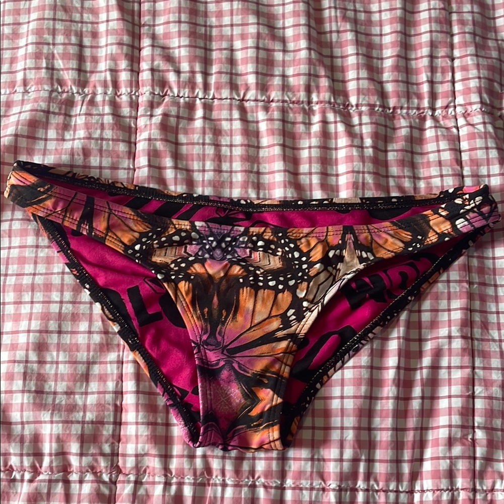 Volcom Butterfly Print Bikini Bottom